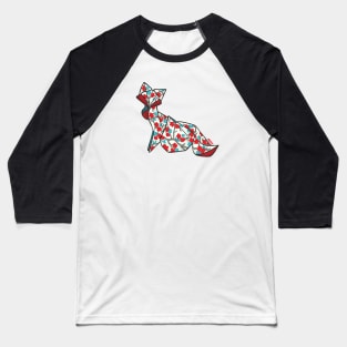 Origami Fox Baseball T-Shirt